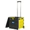 Bazic Products BAZIC Folding Cart on Wheels w/Lid Cover, 16 x 18 x 15in, Black/Green 2198 - alternate 6